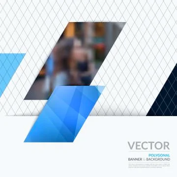 Business vector design elements for graphic layout. Modern abstr Stock Illustration