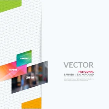 Business vector design elements for graphic layout. Modern abstr Illustrazione stock