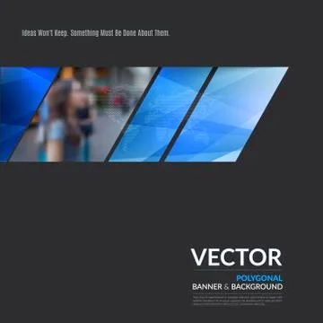Business vector design elements for graphic layout. Modern abstr Stock Illustration