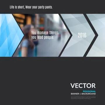 Business vector design elements for graphic layout. Modern abstr Illustrazione stock