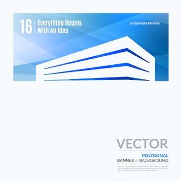 Business vector design elements for graphic layout. Modern abstr Illustrazione stock