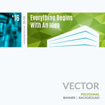 Business vector design elements for graphic layout. Modern abstr Stock Illustration