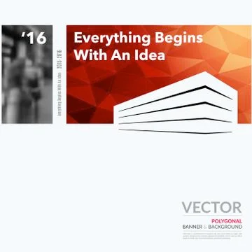 Business vector design elements for graphic layout. Modern abstr Stock Illustration