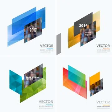 Business vector design elements for graphic layout. Modern abstr Stock Illustration