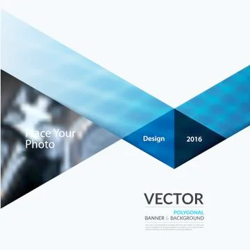 Business vector design elements for graphic layout. Modern abstr Illustrazione stock