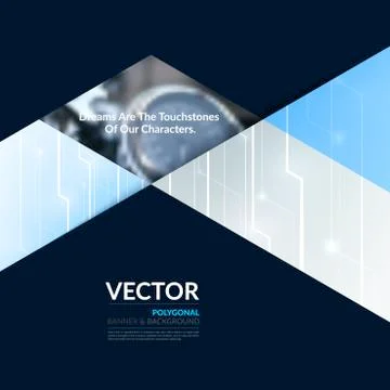 Business vector design elements for graphic layout. Modern abstr Stock Illustration
