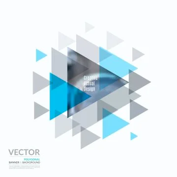 Business vector design elements for graphic layout. Modern abstr Stock Illustration