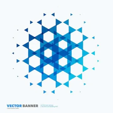 Business vector design elements for graphic layout. Modern abstr Illustrazione stock
