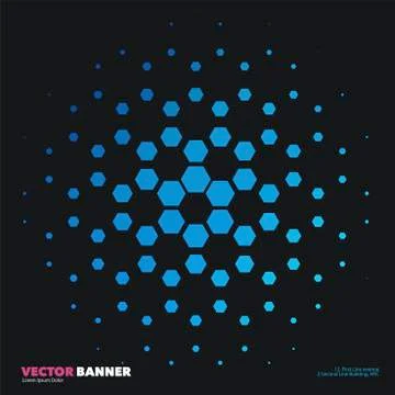 Business vector design elements for graphic layout. Modern abstr Illustrazione stock