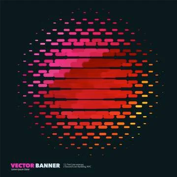 Business vector design elements for graphic layout. Modern abstr Stock Illustration