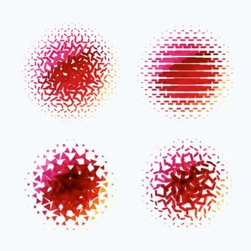 Business vector design elements for graphic layout. Modern abstr Stock Illustration