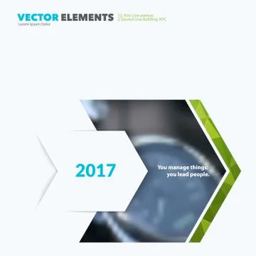 Business vector design elements for graphic layout. Modern abstr Stockillustratie
