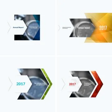 Business vector design elements for graphic layout. Modern abstr Stockillustratie