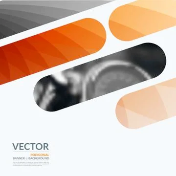 Business vector design elements for graphic layout. Modern abstr Illustrazione stock
