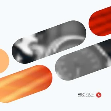 Business vector design elements for graphic layout. Modern abstr Stock Illustration