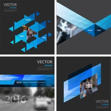 Business vector design elements for graphic layout. Modern abstr Illustrazione stock