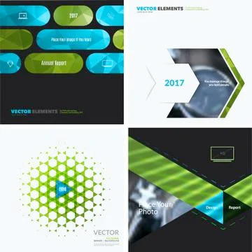 Business vector design elements for graphic layout. Modern abstr 스톡 일러스트