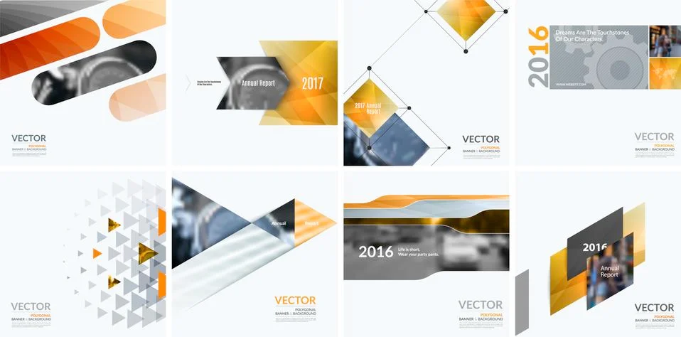 Business vector design elements for graphic layout. Modern abstr Stock Illustration
