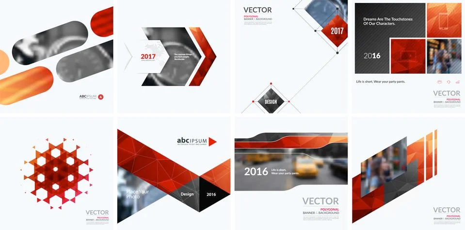 Business vector design elements for graphic layout. Modern abstr 스톡 일러스트