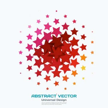 Business vector design elements for graphic layout. Modern abstr Stock Illustration