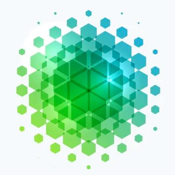 Business vector design elements for graphic layout. Modern abstr Stock Illustration