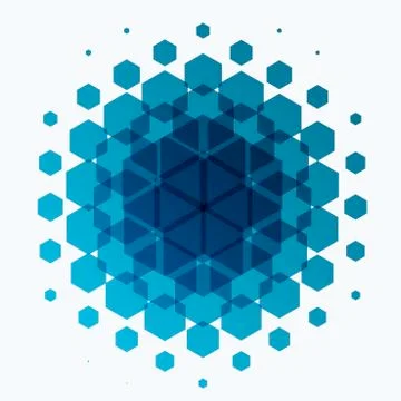 Business vector design elements for graphic layout. Modern abstr Illustrazione stock