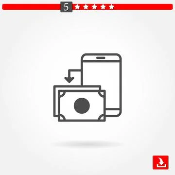 Business vector icon Stock Illustration