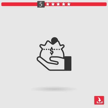 Business vector icon Stock Illustration