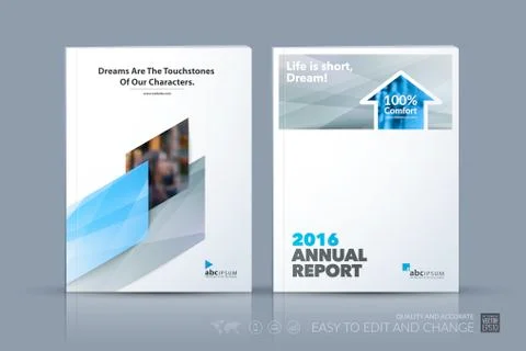 Business vector template. Brochure design, cover modern layout a Stock Illustration
