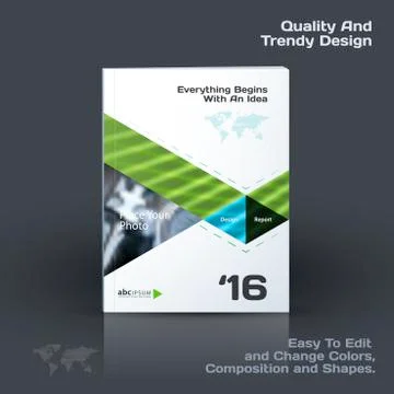 Business vector template. Brochure design, cover modern layout, Stock Illustration