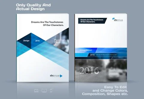 Business vector template. Brochure design, cover modern layout, Stock Illustration