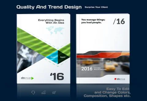 Business vector template. Brochure design, cover modern layout, Stock Illustration