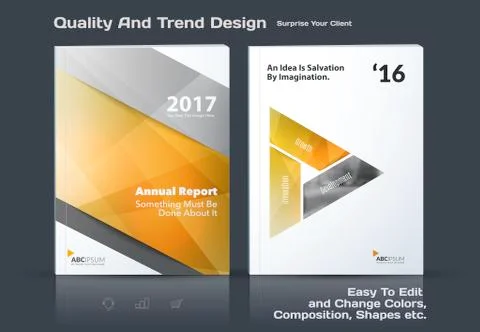 Business vector template, brochure design, abstract annual report, cover modern Stock Illustration