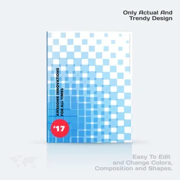 Business vector template, brochure design, abstract annual report Stock-Illustration