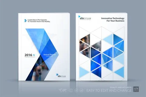 Business vector template. Brochure layout, cover modern design a Stock Illustration