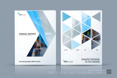Business vector template. Brochure layout, cover modern design a Illustrazione stock
