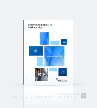 Business vector template. Brochure layout, cover modern design a Stock Illustration