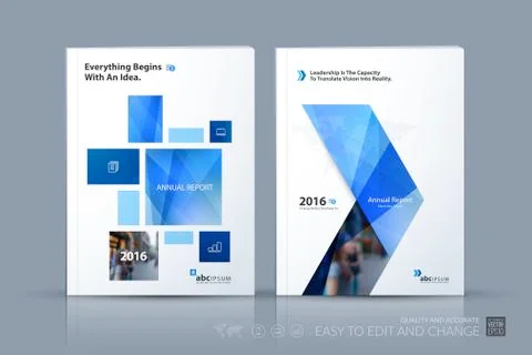 Business vector template. Brochure layout, cover modern design a Stock Illustration