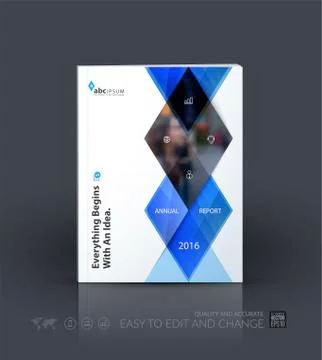 Business vector template. Brochure layout, cover modern design a Stock Illustration