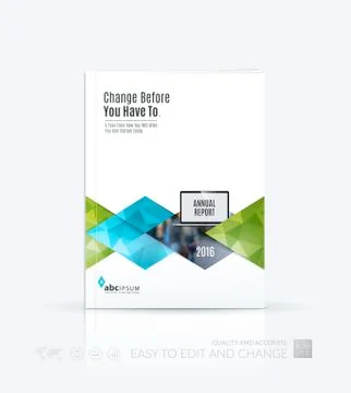 Business vector template. Brochure layout, cover modern design a Illustrazione stock