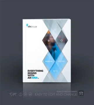 Business vector template. Brochure layout, cover modern design a Stock Illustration