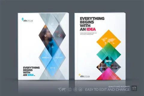 Business vector template. Brochure layout, cover modern design a Stock Illustration