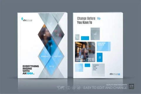 Business vector template. Brochure layout, cover modern design a Stock Illustration