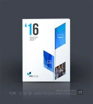 Business vector template. Brochure layout, cover modern design a Stock-Illustration