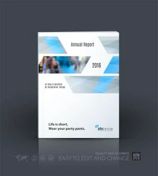 Business vector template. Brochure layout, cover modern design a Stock Illustration