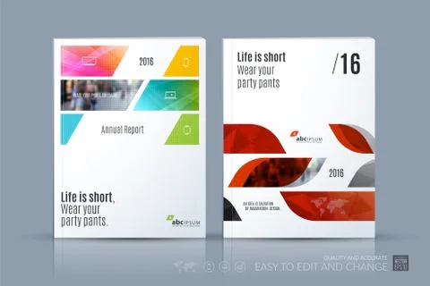 Business vector template. Brochure layout, cover modern design a Stock Illustration