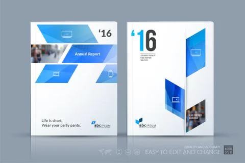 Business vector template. Brochure layout, cover modern design a Stock Illustration
