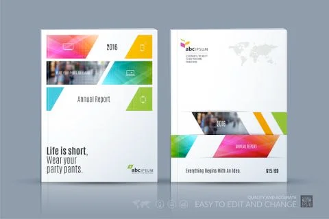 Business vector template. Brochure layout, cover modern design a Stock-Illustration