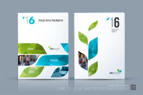 Business vector template. Brochure layout, cover modern design a Stock Illustration