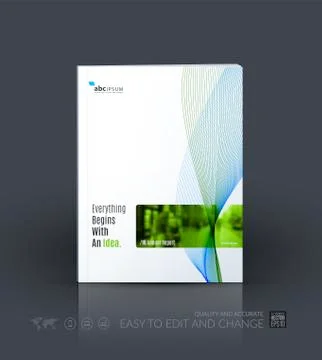 Business vector template. Brochure layout, cover modern design a Stock Illustration
